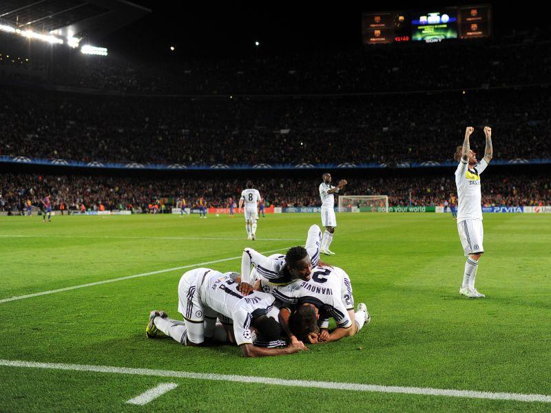 VIDEO La festa del Chelsea al Camp Nou