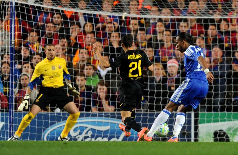 Champions: Barcellona, palo e traversa. Il Chelsea vince grazie a super Drogba