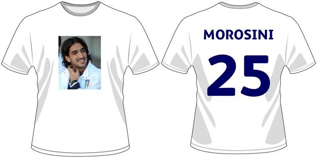 Tutta la Serie B in campo con la maglia numero 25 di Morosini!