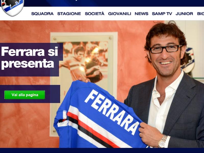 Ferrara alla Sampdoria: 'Del Piero è fantacalcio, mi piace Pazzini'