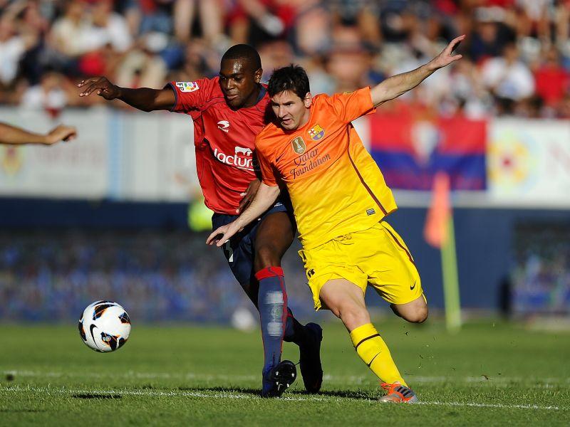 Liga: Osasuna-Barcellona 1-2, doppio Messi. Real Madrid ko a Getafe!