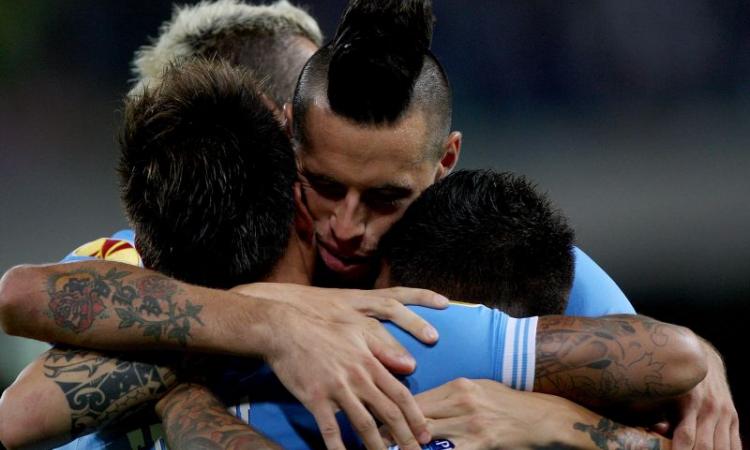 Napoli, che passione: in 50mila con l'Atalanta