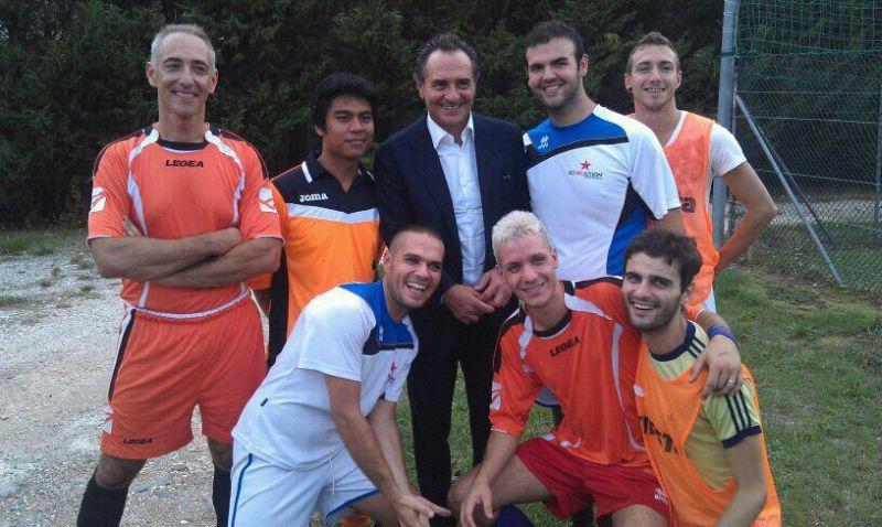 Finocchiona cup: il saluto di Cesare Prandelli al torneo di calcetto gay