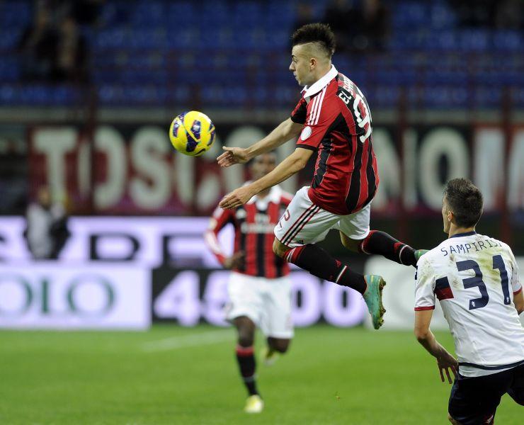 Serie A, Milan-Genoa 1-0. El Shaarawy, compleanno col gol che salva Allegri