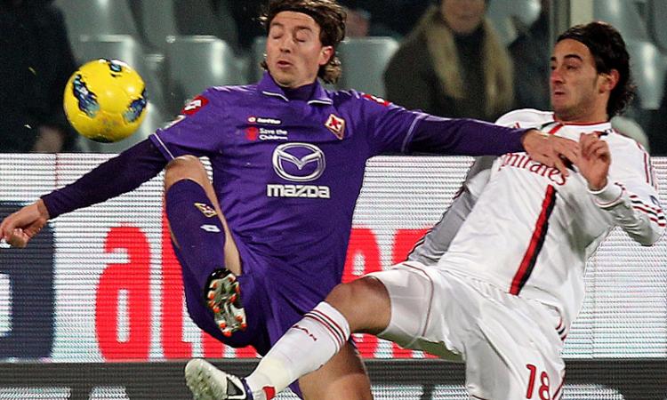 Milan-Fiorentina: Aquilani sfida Montolivo