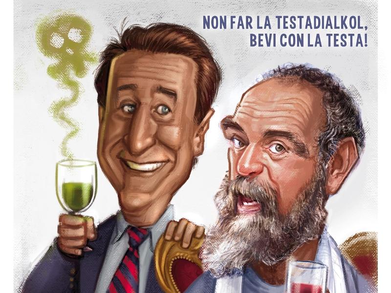 Giobbe e Hendel, spot per testa-di-alkol