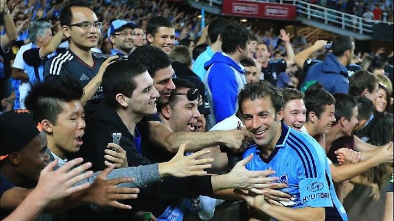 Del Piero  fa 13: Sydney FC 1-1 nel derby