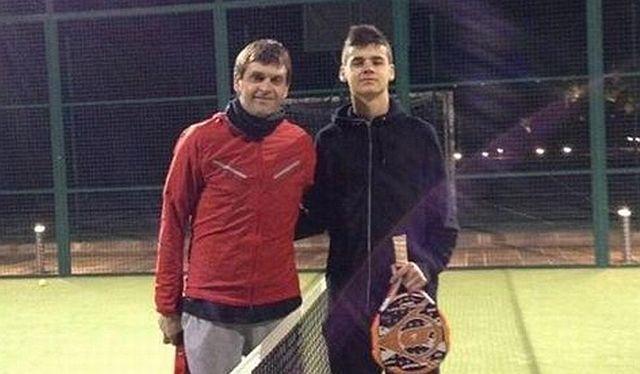 Sorriso Vilanova, già in campo con il figlio