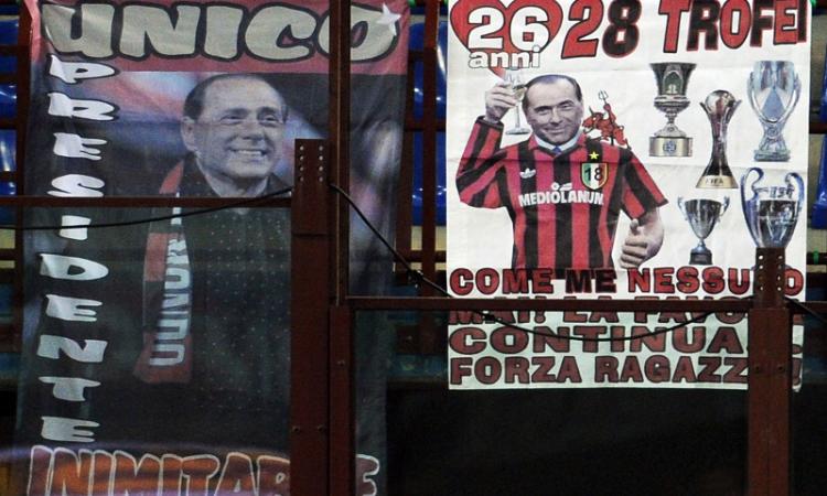 Berlusconi: 'Milan da scudetto, battuto senza fatica il Barcellona'