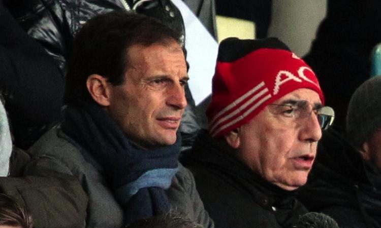Galliani: 'Allegri saldato con fiamma ossidrica alla panchina Milan'. Purché non la usi Berlusconi