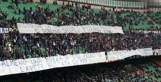 Inter contestata: 'Vogliamo società serie'