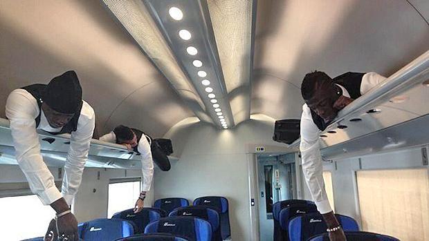 Balotelli-El Shaarawy:| Tirata d'orecchie sul treno Milan