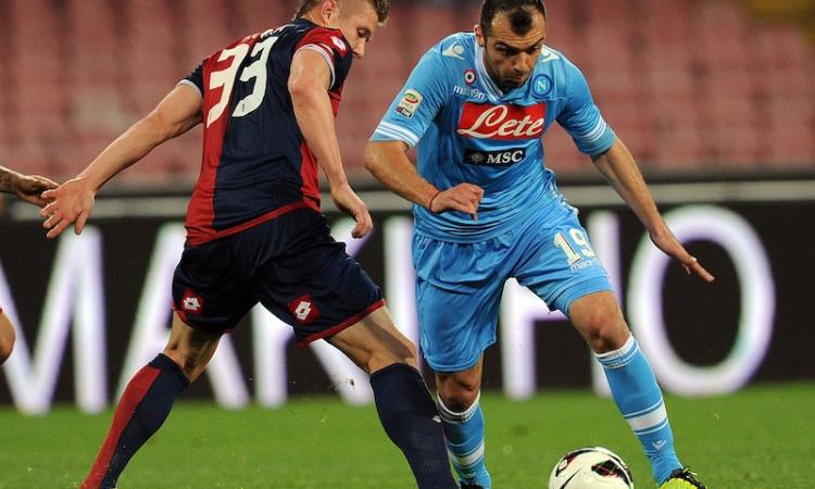 Napoli-Genoa: abbracci negli spogliatoi