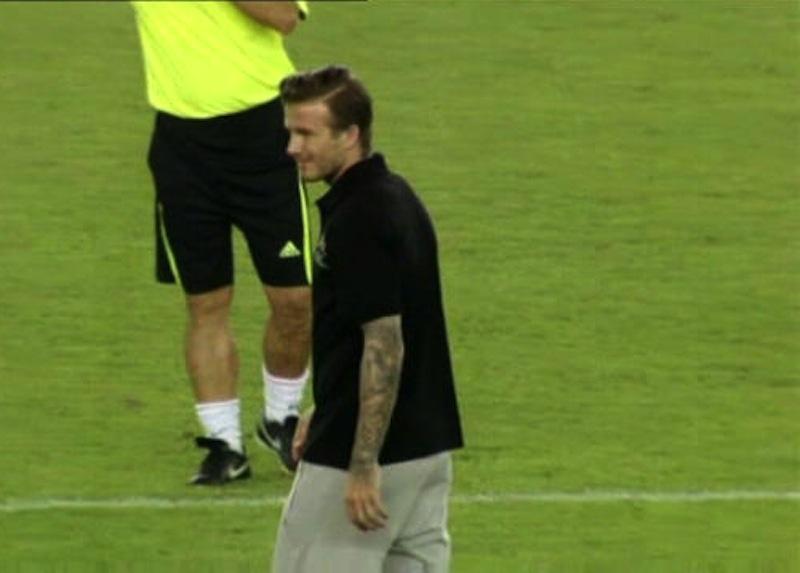 VIDEO Beckham fa il suo ritorno al calcio giocato