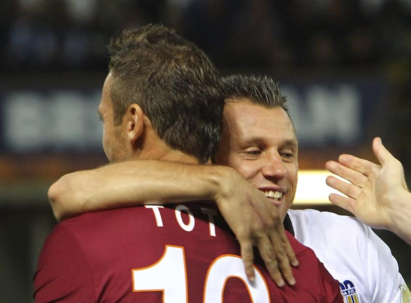 Totti in Brasile con Cassano: 'Perchè no?'