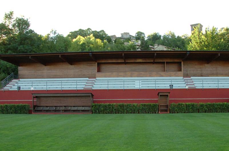 Lega Pro, storica prima in casa per il Castel Rigone di Cucinelli: stadio giardino senza barriere, rispetto per tutti