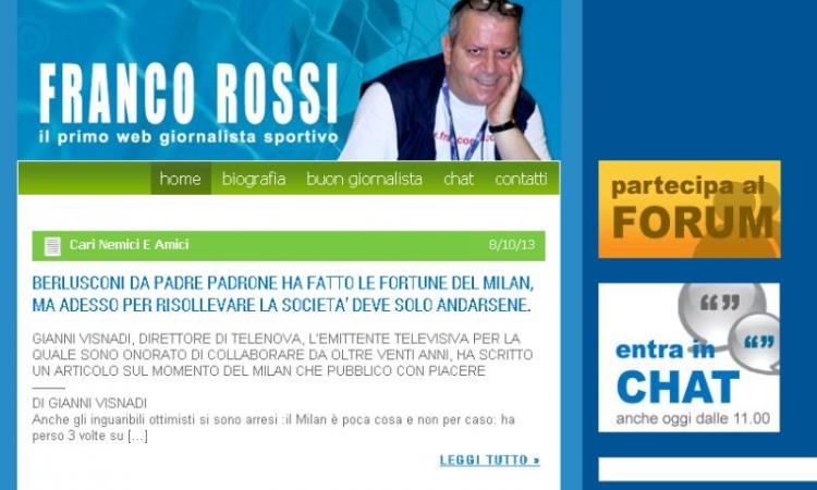 E' morto Franco Rossi, grande giornalista e grande Re del Mercato. Jacobelli: segugio, istrione, maestro