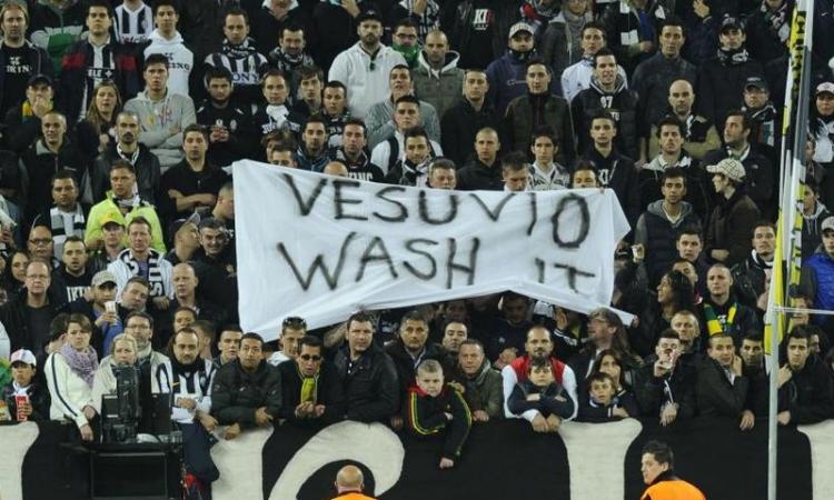'Vesuvio, lavali per gioco' e 'Juve perda': nuovi cori ultrà puliti