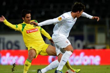 Bakic con la maglia della Fiorentina