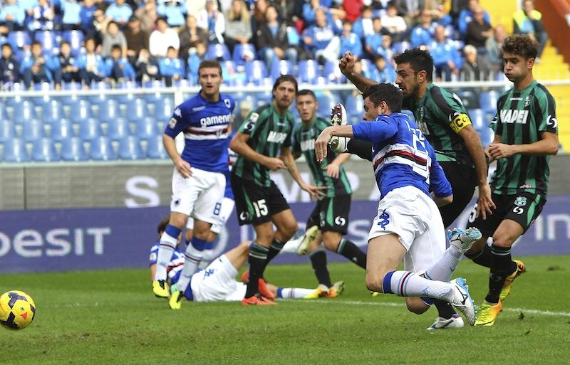 Sampdoria: Pedone dirige la squadra in allenamento