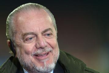 de laurentiis nelle vesti di presidente del napoli