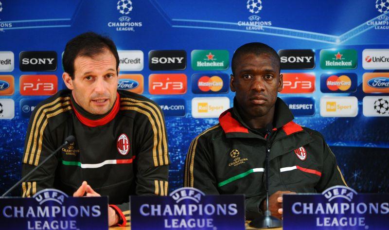 Milan, Seedorf 'ruba' il parcheggio ad Allegri