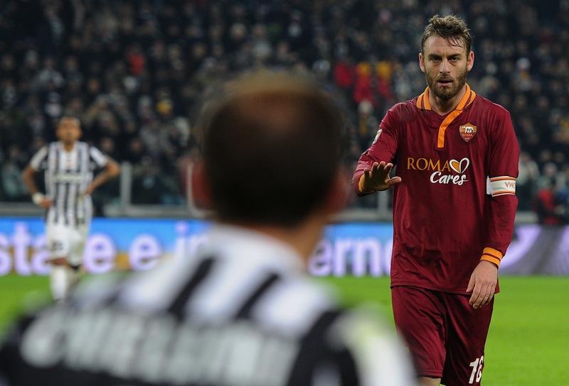 Roma-Juve, De Rossi: 'Era regolare il gol di Peluso'