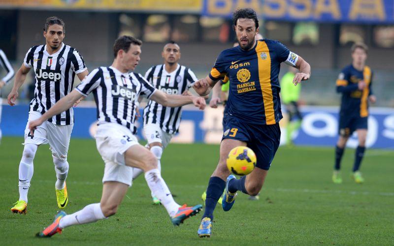 Juve, stop Verona: al Bentegodi è 2-2