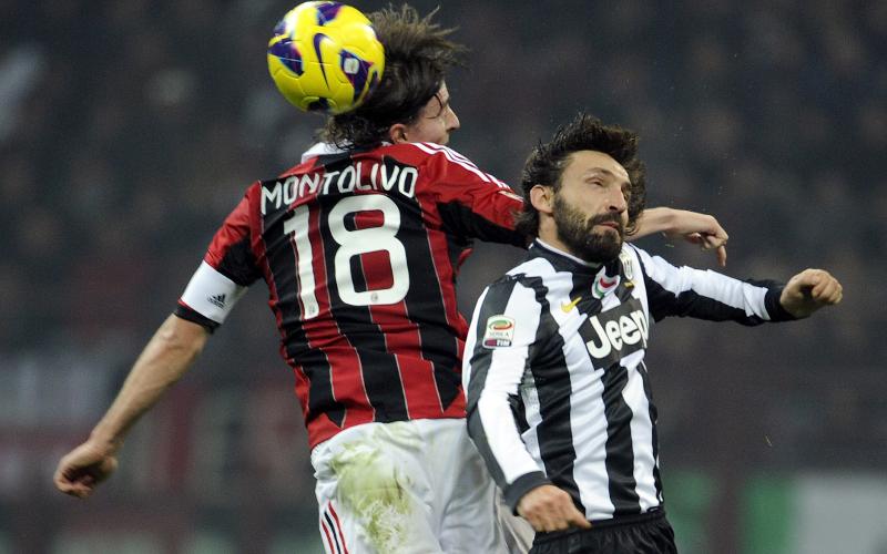 Milan-Juve: è Pirlo vs Montolivo