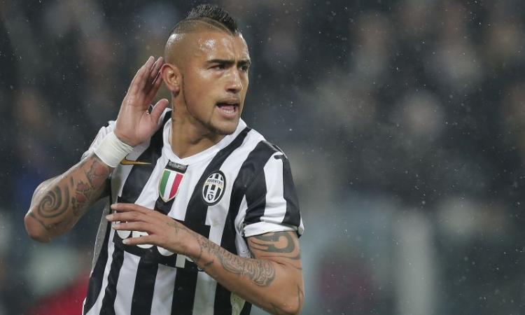 Juventus, Vidal a fine primo tempo: 'La gente parla troppo...'