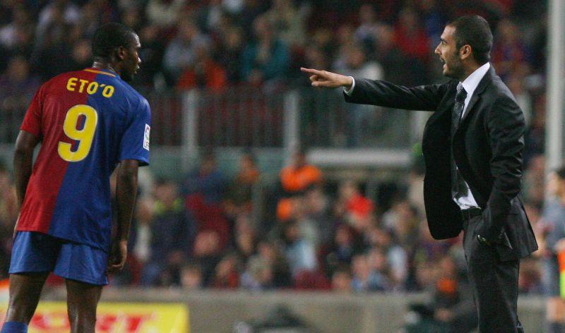 Eto'o a Guardiola: 'Non sei normale, non dici le cose in faccia'