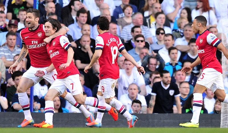 L'Arsenal vince il derby col Tottenhm