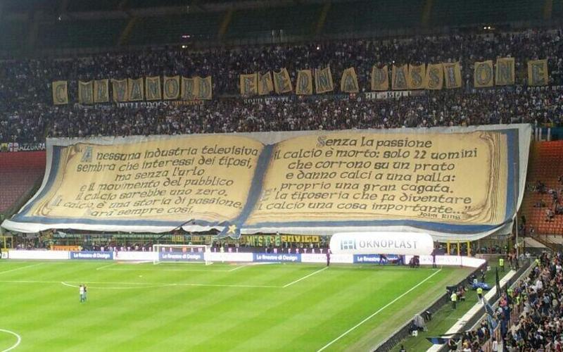 Inter, addio a Zanetti: niente bambini in Curva Nord