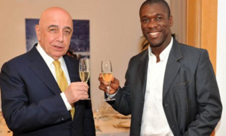 Galliani brinda con Seedorf: 'Non parlo di Kakà e di mercato'
