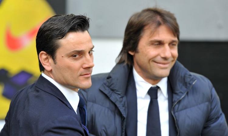 Cognigni gela Milan e Juve: 'Montella resta al 100%'. E Conte incontra Agnelli