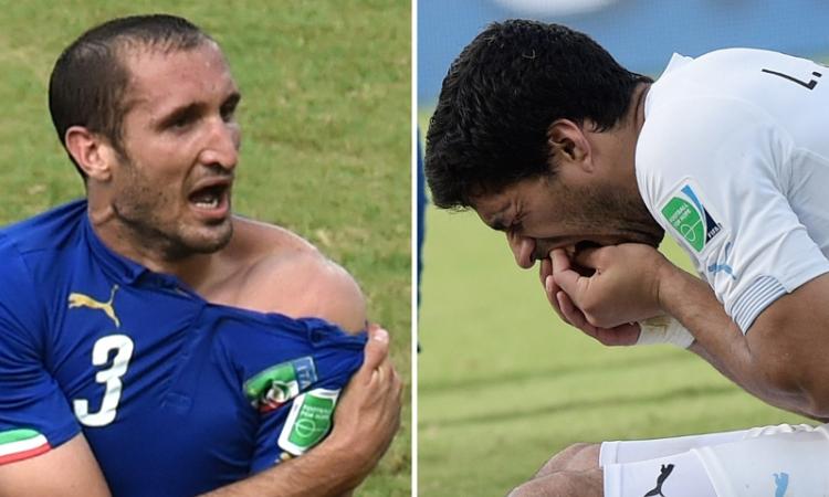 Suarez chiede scusa a Chiellini