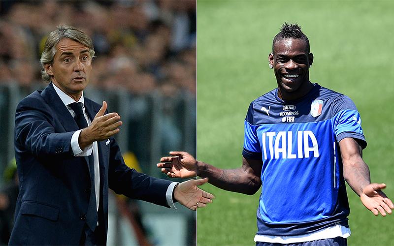 Mancini: 'Balotelli è una prima punta. Ancora insieme? Non si sa mai...'