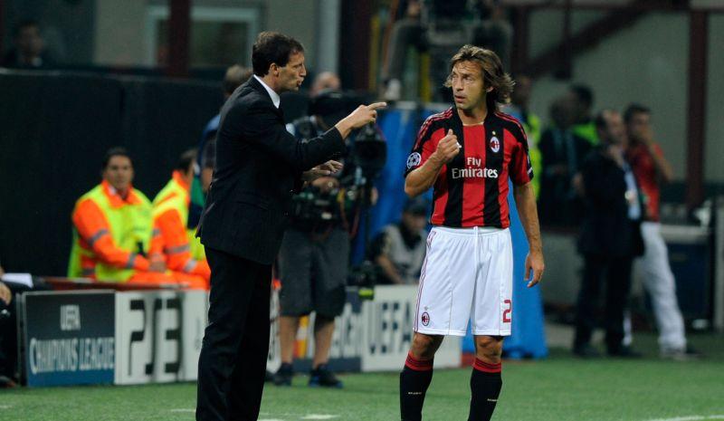 Allegri: 'Pirlo via dal Milan? Non sono matto, guardate ora dove gioca'