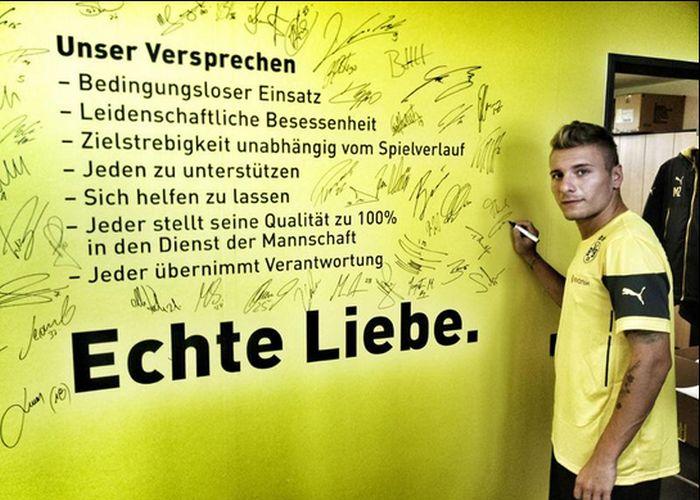 Immobile firma le promesse d'amore al Dortmund