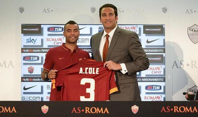 Roma, Cole: 'Non vincere sarebbe deludente. Totti è divino'