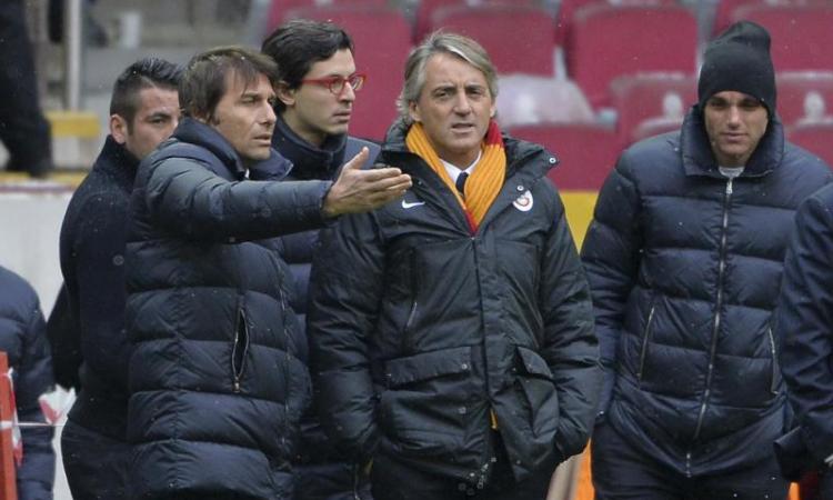 Conte evasivo sugli scudetti della Juve, ma la Figc 'toglie' un titolo a Mancini