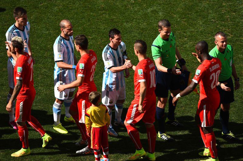 Argentina-Svizzera 1-0 dts: il tabellino