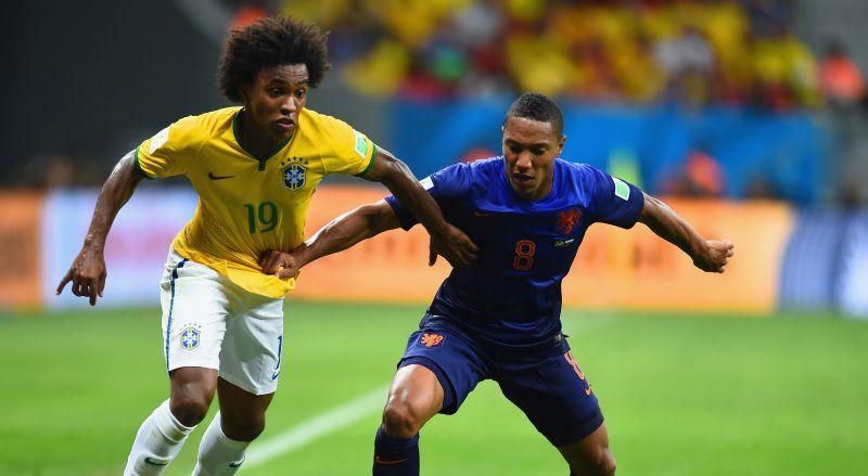 Watch: Chelsea star Willian smashes in beauty against Colombia