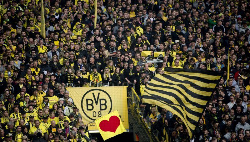 Borussia Dortmund: multa e chiusura di un settore del 'Muro Giallo'