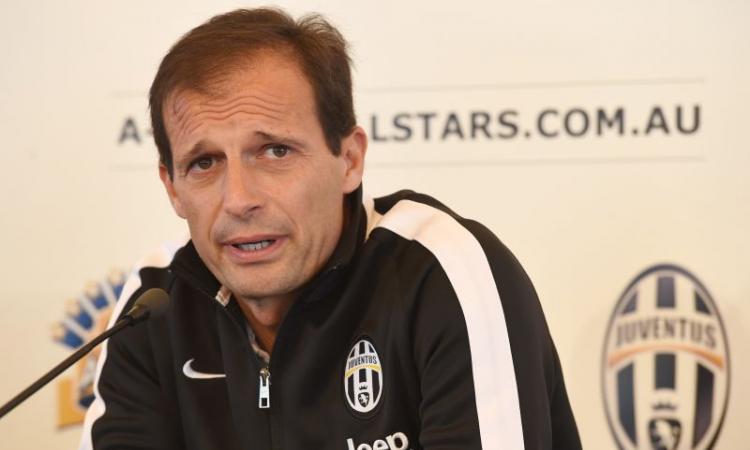 Juve, alle 13 la conferenza di Allegri poi la rifinitura