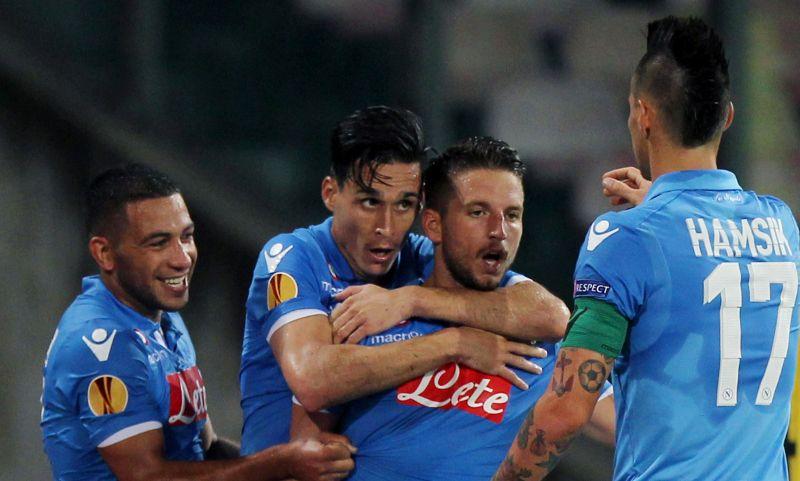 Mertens e Higuain fanno resuscitare il Napoli: 3-1 allo Sparta Praga