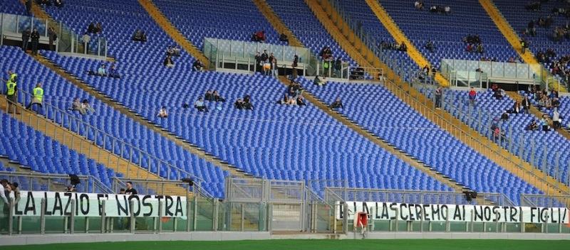 Lazio, contro il Verona Olimpico ancora semivuoto