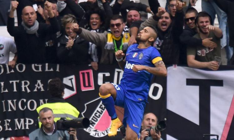 Vidal e Llorente, Juve a +3 sulla Roma