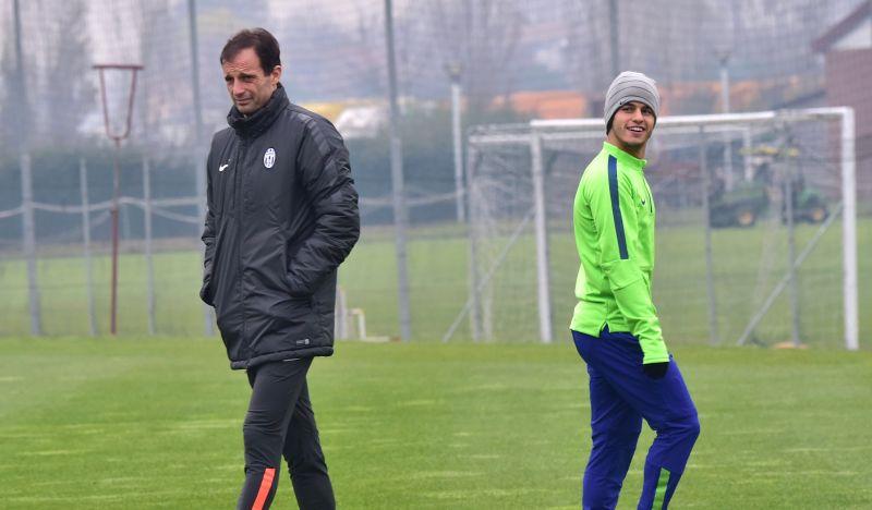 Juve a Vinovo: allenamento mattutino in vista del Napoli