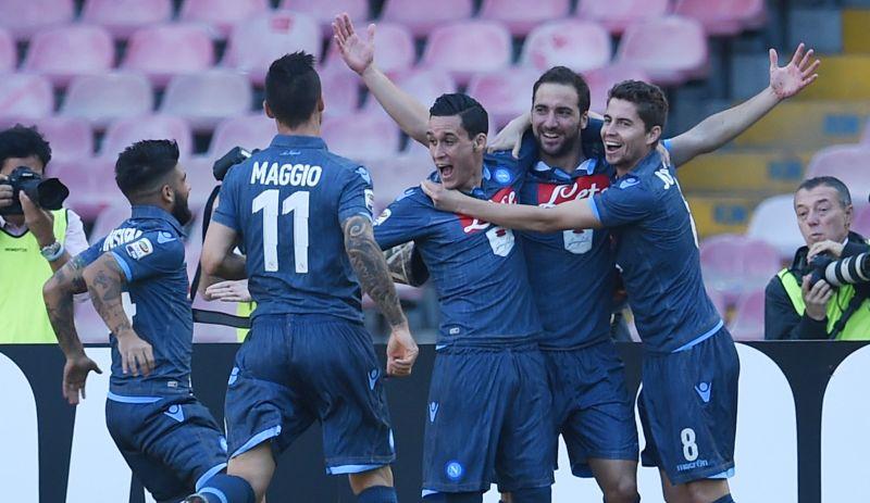 Napoli, contro l'Inter San Paolo mezzo vuoto